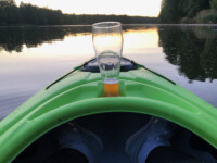 Abendstimmung auf dem Tetzensee in Molchow (2020)