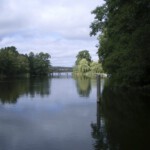 Bild der alten Brücke in Molchow, zwischen Molchowsee und Teetzensee (2004)